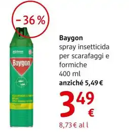 dm drogerie markt Baygon spray insetticida per scarafaggi e formiche offerta
