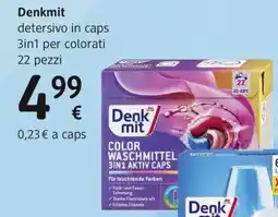 dm drogerie markt Denkmit detersivo in caps 3in1 per colorati offerta