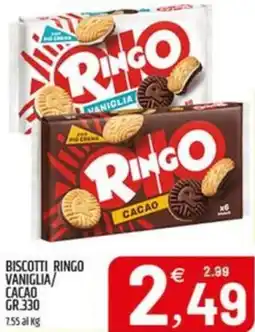 Ard Discount Biscotti ringo vaniglia/ cacao RINGO offerta