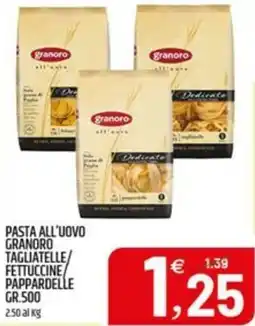 Ard Discount Pasta all'uovo granoro tagliatelle/ fettuccine pappardelle offerta