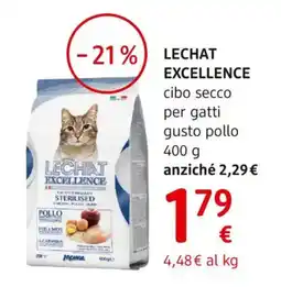 dm drogerie markt LECHAT EXCELLENCE cibo secco per gatti gusto pollo offerta