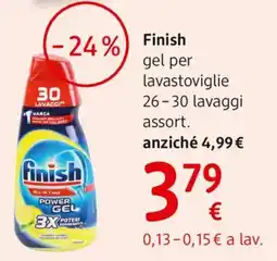 dm drogerie markt Finish gel per lavastoviglie offerta