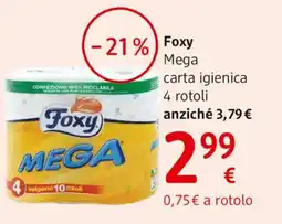 dm drogerie markt Foxy Mega carta igienica offerta