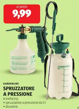 ALDI Gardenline spruzzatore a pressione offerta