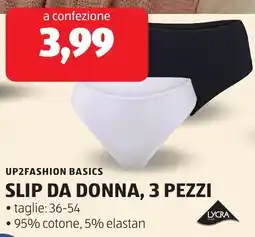 ALDI Lycra up2fashion basics slip da donna offerta