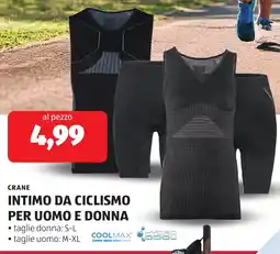 ALDI Crane intimo da ciclismo per uomo e donna offerta
