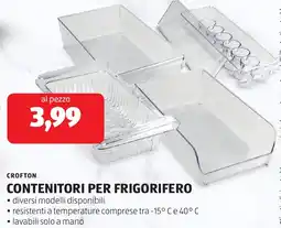 ALDI Crofton contenitori per frigorifero offerta
