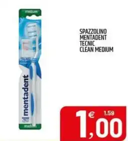 Ard Discount Spazzolino mentadent tecnic clean medium offerta