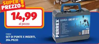 Ferrex set di punte e inserti