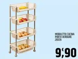Ard Discount Mobiletto cucina porta verdure 28x39 offerta