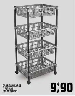 Ard Discount Carrello large 4 ripiani offerta