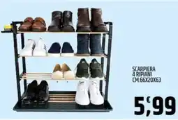 Ard Discount Scarpiera 4 ripiani offerta