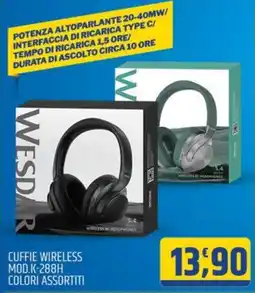 Ard Discount CUFFIE WIRELESS MOD.K-288H offerta
