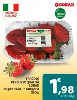 Conad Fragole percorso qualità CONAD offerta