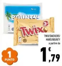 Conad Twix/snickers/ mars/bounty offerta