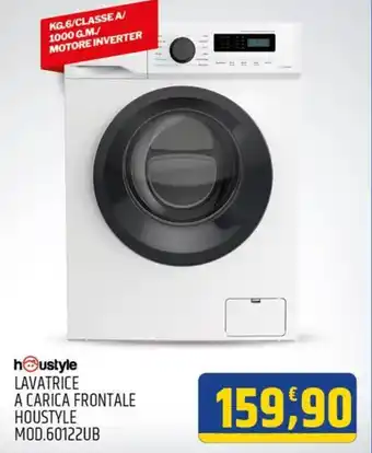 LAVATRICE A CARICA FRONTALE HOUSTYLE MOD.60122UB