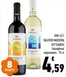 Conad Vini lg.t salento masseria settearchi offerta