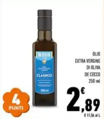 Conad Olio extra vergine di oliva DE CECCO offerta