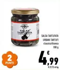 Conad Salsa tartufata urbani tartufi classica/bianca offerta