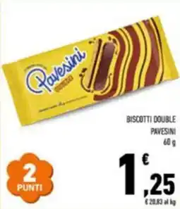 Conad Biscotti double PAVESINI offerta
