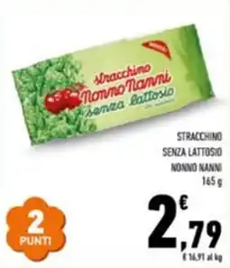 Conad Stracchino senza lattosio NONNO NANNI offerta