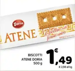 Conad Biscotti atene DORIA offerta