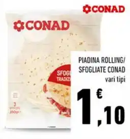 Conad Piadina rolling/ sfogliate CONAD offerta
