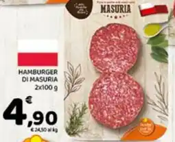 Conad Hamburger di masuria offerta