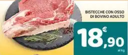 Conad Bistecche con osso di bovino adulto offerta