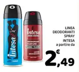 Conad Linea deodoranti spray INTESA offerta