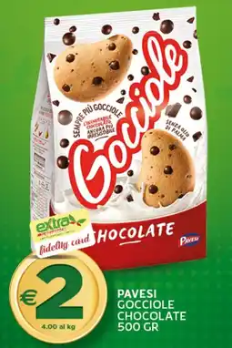 Extra Supermercati Pavesi gocciole chocolate offerta