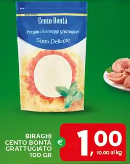 Extra Supermercati Biraghi cento bontà grattugiato offerta