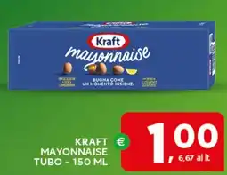 Extra Supermercati Kraft mayonnaise tubo offerta