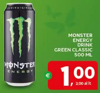 Monster energy drink green classic
