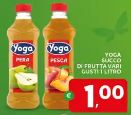 Extra Supermercati Yoga succo di DI FRUTTA VARI GUSTI 1 LITRO offerta