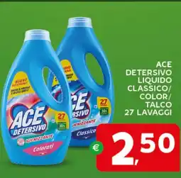 Extra Supermercati Ace detersivo liquido classico/ color/ talco offerta