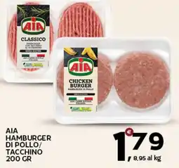 Extra Supermercati Aia hamburger di pollo/ tacchino offerta