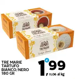 Extra Supermercati Tre marie tartufo bianco/nero offerta