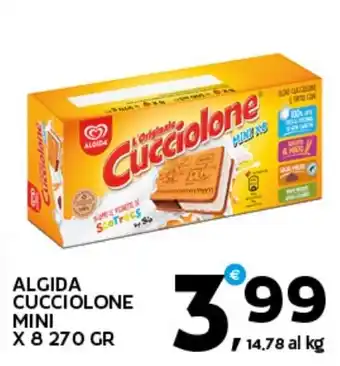 Extra Supermercati Algida cucciolone mini offerta