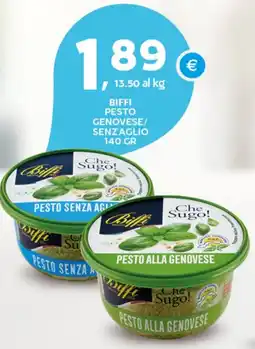 Extra Supermercati Biffi pesto genovese/ senz'aglio offerta