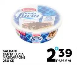 Extra Supermercati Galbani santa lucia mascarpone offerta