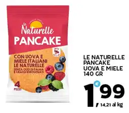 Extra Supermercati Le naturelle pancake uova e miele offerta