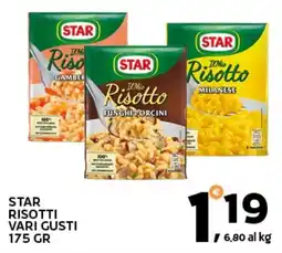 Extra Supermercati Star risotti offerta