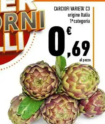 Conad City Carciofi varieta offerta