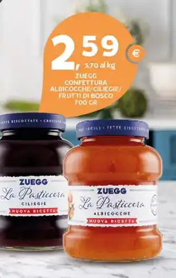 Extra Supermercati Zuegg confettura albicocche/ciliegie/ frutti di bosco offerta