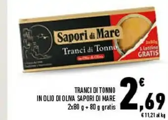 Conad Superstore Sapori di mare - tranci di tonno in olio di oliva offerta