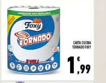 Conad Superstore Foxy carta cucina tornado offerta