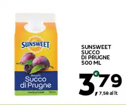 Extra Supermercati Sunsweet succo di prugne offerta