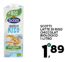 Extra Supermercati Scotti latte di riso biologico offerta