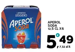 Extra Supermercati Aperol soda offerta